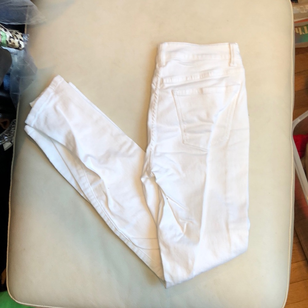 Talbots NWOT white denim jeans
